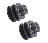 BUBEFSKD 2pcs 19mm/20mm Bore Belt Pulley Double Grooves A For 168F Replacement Engine Stable Performances Heavy Duty Pulley