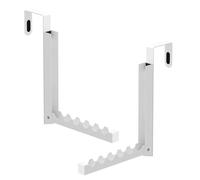 BUBEFSKD 2Pcs Folding Clothes Hanger for Bedrooms and Balconies Over The Door Clothing Rack Closure Garment Hook Iron Coat Hanger