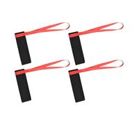 BUBEFSKD 4 Pcs/Set Sport Glove Straps Ski Gloves Leash Handcuff Elastic Ski Glove Leash Holder For Skiing Snowboarding