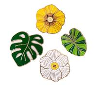 BUBEFSKD 4Pcs Needle Holders Minders Flower Leaf Shaped Nanny For Stitching And Embroidery Needle Minders