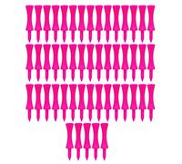 BUBEFSKD 50Pcs/lot Golf-Tees Step Down Unbreakable 70/57/51/45/38/32mm Colored Long Short For Golfers Practice Step Down