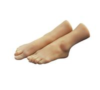 BUBEFSKD Anatomically Foot Replicas for Art Students Size 38 Without Reflective Surfaces Photography Studio Practical Tool TPE Artificial Foot for Art Reference