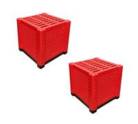 BUBEFSKD Aquarium Filter Media Storage Box PVC Design Holds Active Carbon Purification For Clean Water Aquarium Filter Media Storage Solution