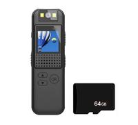 BUBEFSKD Body Camera Portable Waterproof Mounted Camcorder With Bike Clip Wearable Recorder Camcorder Outdoor Motorbike Video Riding Travel Action Cammagnetic Sport Action