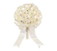 BUBEFSKD Bridal Bouquet Artificial Flowers White Proposal Party Wedding Reception Elegant European Bridal Hand Bouquet