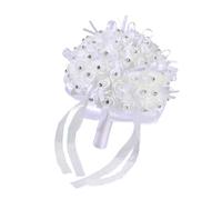 BUBEFSKD Bridal Bouquet Artificial Flowers White Proposal Party Wedding Reception Elegant European Bridal Hand Bouquet