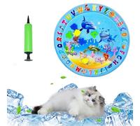 BUBEFSKD Cats Cooling Mat Napping Pad Dogs Crates Bed Inflatable Lounger Theme Creative Water Dog Water Toy