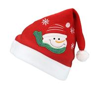 BUBEFSKD Christmas Hat Santa Holiday Christmas Santa For Adult Boy Girl Family Gatherings Holiday Hat For Dogs Brown Kids Hats