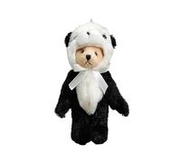 BUBEFSKD Christmas Plush Bear Toy Holiday Decor Festive Designs For Home Farmhouse Warm And Lovely Feel Kids Playing Toy Bear Doll Decoration For Clothing And Backpack