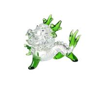 BUBEFSKD Crystal Dragon Statue Chinese Feng Shui Figurines For Wealth Luck Desktop Cultural Decorations Craft With Care Unique Figurine