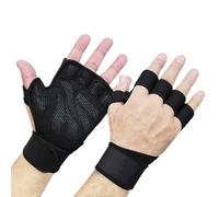 BUBEFSKD Cycling Gloves Half Finger Gym Workout With Wrist Weightlifting For Training Pull Ups-Fitness Weight Lifting Training Half-finger With Wrist Bike