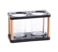 BUBEFSKD Drain Storage Holder Made By Acrylic Stable Not Easy To Break Strong Load Bearing Double Large Capacity Storage Holders For Kitchen Home Dorm Acrylic