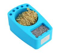 BUBEFSKD Electric Solder Tip Maintenance Set With Integrated Brass Wire Cleaner And Silicone Tray Fit For Cleaning Brass Wire Sponge