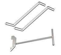 BUBEFSKD Essential Kitchens Tool Steel Wrench Waste Disposal Tool Simple Operate for Stable Garbage Operations Waste Wrench