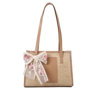 BUBEFSKD Exquisite Tote Bag Handmade Shoulder Straw For Large Capacity Handbag All-match For Street For Women Shoulder Bag Handbag