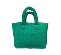 BUBEFSKD Fashion Large Tote Padded Handbags Quilted Women Shoulder Bags Luxury Nylon Down Cotton Crossbody Bag Winter Nylon Tote Handbags For Women