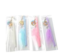 BUBEFSKD Feather Pendant Neutral Pens Crystal Gel Pen For Kids Gift S Gel Pens