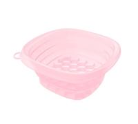 BUBEFSKD Foldable Ice Bath Bowl With Built-In Cooling Tray Silicone Face Basin For Travel & Hot Weather Relief Foldable Face Ice Bath Bowl