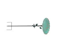BUBEFSKD Garden Bird Bath Stake With Antique Finish Metal Construction Perfect For Attracting Birds To Your Yard Garden Bird Feeding Station