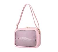 BUBEFSKD Girl School Messenger Bag Womens Clear Crossbody Lady Cute Shoulder JK Handbag With Adjustable Strap Girls Cute Transparent Messenger Women Jk Handbag Crossbody