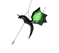 BUBEFSKD Green Mysterious Dragon Decoration Artisanal Rosin Creation For Telecommute Decoration Rosin Dragon Charm Deck