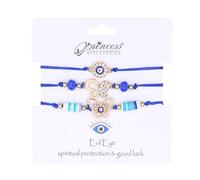 BUBEFSKD Handmade Braided Thread String Charm For Women Men Lucky Rope Adjustable Friendship Jewelry Devil's Eye
