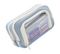 BUBEFSKD High Capacity Pencil Case Multi Compartments Pen Bag Multi Layered Pouches Marker Organizers for Student Adult Oxford Fabric Pencil Organizers