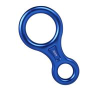 BUBEFSKD High Strength Aluminum Climbing Descender 35kN Abseil Figure 8 Belay Equipment For Technical Rope Work Safe Rappelling Rope Descender Device