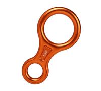BUBEFSKD High Strength Aluminum Climbing Descender 35kN Abseil Figure 8 Belay Equipment For Technical Rope Work Safe Rappelling Rope Descender Device