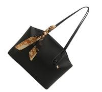 BUBEFSKD Large Capacity Shoulder Bag For Woman Stylish Underarm With Scarf PU Leather Armpit Shopping Simple Handbag Womens Shoulder With Scarf Pu Leather Armpit Large Capacity Handbag