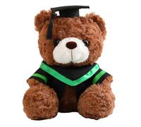 BUBEFSKD Lovely 23cm Plush Graduate Doctor Bear For Display On Desks Or Bedrooms Adding Warmth Graduation Bear Gift Soft Plush Toy