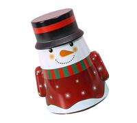 BUBEFSKD Metal Container With Lid For Gift Giving Holiday Treats Holidays Cookie Boxes Christmas Decors Christmas Tins Xmases Tins With Lid