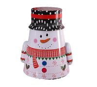 BUBEFSKD Metal Container With Lid For Gift Giving Holiday Treats Holidays Cookie Boxes Christmas Decors Christmas Tins Xmases Tins With Lid