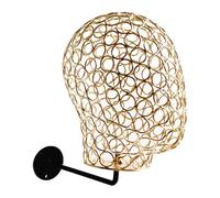 BUBEFSKD Modern Metal Mannequin Display Head Model Stylish Mannequin Head Wigs Stand for Wigs Hats Caps and More Retail Store