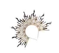 BUBEFSKD Multifuntional Snake Head Crowns Hairpiece With Multiple Color Bridal Hair Crowns For Enhancing Your Mythology Ensembles Punk Snake Headband