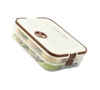 BUBEFSKD Multiplle Layer Freezer Dumpling Organizers Box Clear Wonton Storage Container With Manual Date Trackers For Storage Kitchen Organizers