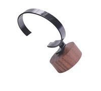 BUBEFSKD Multiuse Wood Watch Holder Stable Display Stand for Men Women Timepieces with Acrylic Base Organizing Display