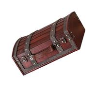 BUBEFSKD Pirate Inspire Decorative Wood Chest With Combination Ideal For Secret Stashes Organization And Display Solution Elegant Jewelry Box