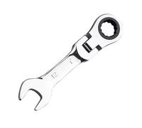 BUBEFSKD Precise Short Handle Ratchets Wrench with Double Heads for Tight Space Bicycles Tuning Furniture Assembly Household Task Home User Wrench