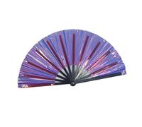 BUBEFSKD Premium PVC Folding Fan Classical Styles Easily Open Close Mechanism Perfect For Chinese Cultural Performances Folding Hand