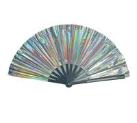 BUBEFSKD Premium PVC Folding Fan Classical Styles Easily Open Close Mechanism Perfect For Chinese Cultural Performances Folding Hand