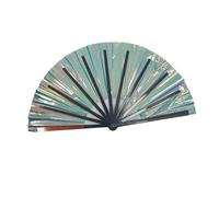 BUBEFSKD Premium PVC Folding Fan Classical Styles Easily Open Close Mechanism Perfect For Chinese Cultural Performances Folding Hand