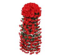 BUBEFSKD Realistic Silk Violets Wall Mounted Floral Display Maintenance Frees Indoor Decorative Flower Accessory Realistic Artificial Floral Decoration