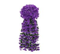 BUBEFSKD Realistic Silk Violets Wall Mounted Floral Display Maintenance Frees Indoor Decorative Flower Accessory Realistic Artificial Floral Decoration