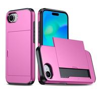 BUBEFSKD Shock Absorption Phone Housing Case Featuring Concealed Card Storage Compartment And Slide Door Access Protective Wallet Multifunctional Phone Case