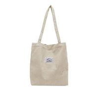 BUBEFSKD Shoulder Bags For Women Girls Casual Outdoor Corduroy Reusable Shopping Bag Handbag Corduroy Tote Bag For Women