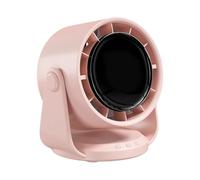 BUBEFSKD Small Fan Cooling Digital Display 4000mAh With Adjustable Speed Suitable For Indoor Desk And Wall Mounting Room Fan