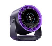 BUBEFSKD Small Fan Cooling Digital Display 4000mAh With Adjustable Speed Suitable For Indoor Desk And Wall Mounting Travel Camping Fan
