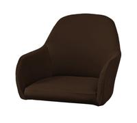 BUBEFSKD Spill Resistant Elastics Dining Chair Covers Contoureds Cut Highly Density Polyester Fabric For Curveds Office Furniture Waterproofs Chair Cover