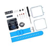 BUBEFSKD STEM Learning Electronic Watch With Ceramic Circuit Components Create LED Clock Through Not Tool Assembly LED Electronic Clock Kit